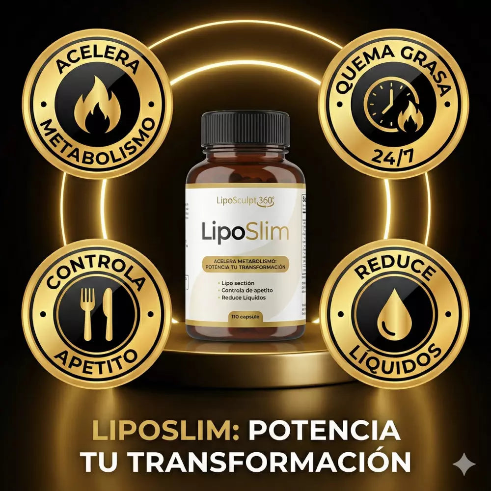 Kit LipoScult 360º • Body Shaper Premium + LipoSlim (30 cápsulas)